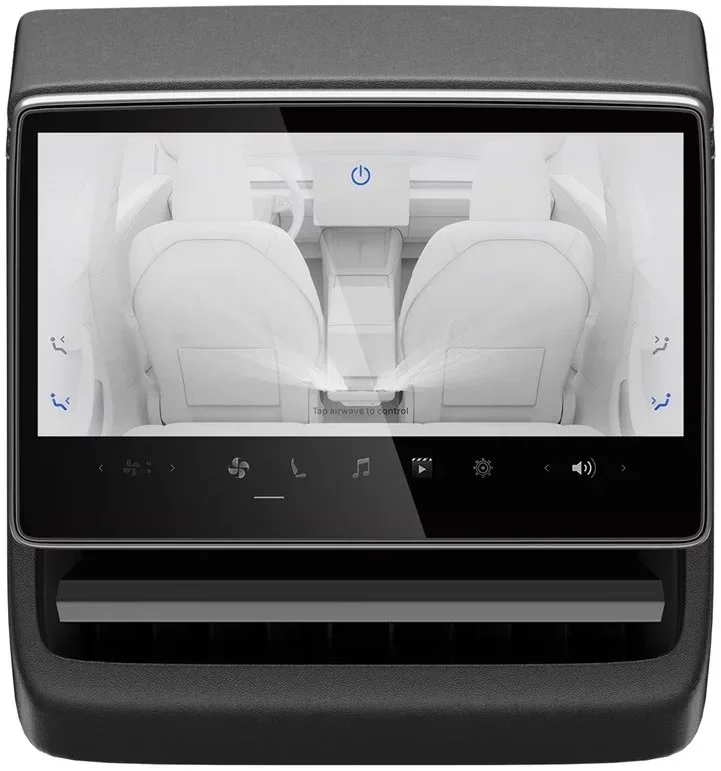 Spigen Glas.tR Slim Tesla Model 3 (2024) Screen Protector Rear Display Glas afbeelding 2