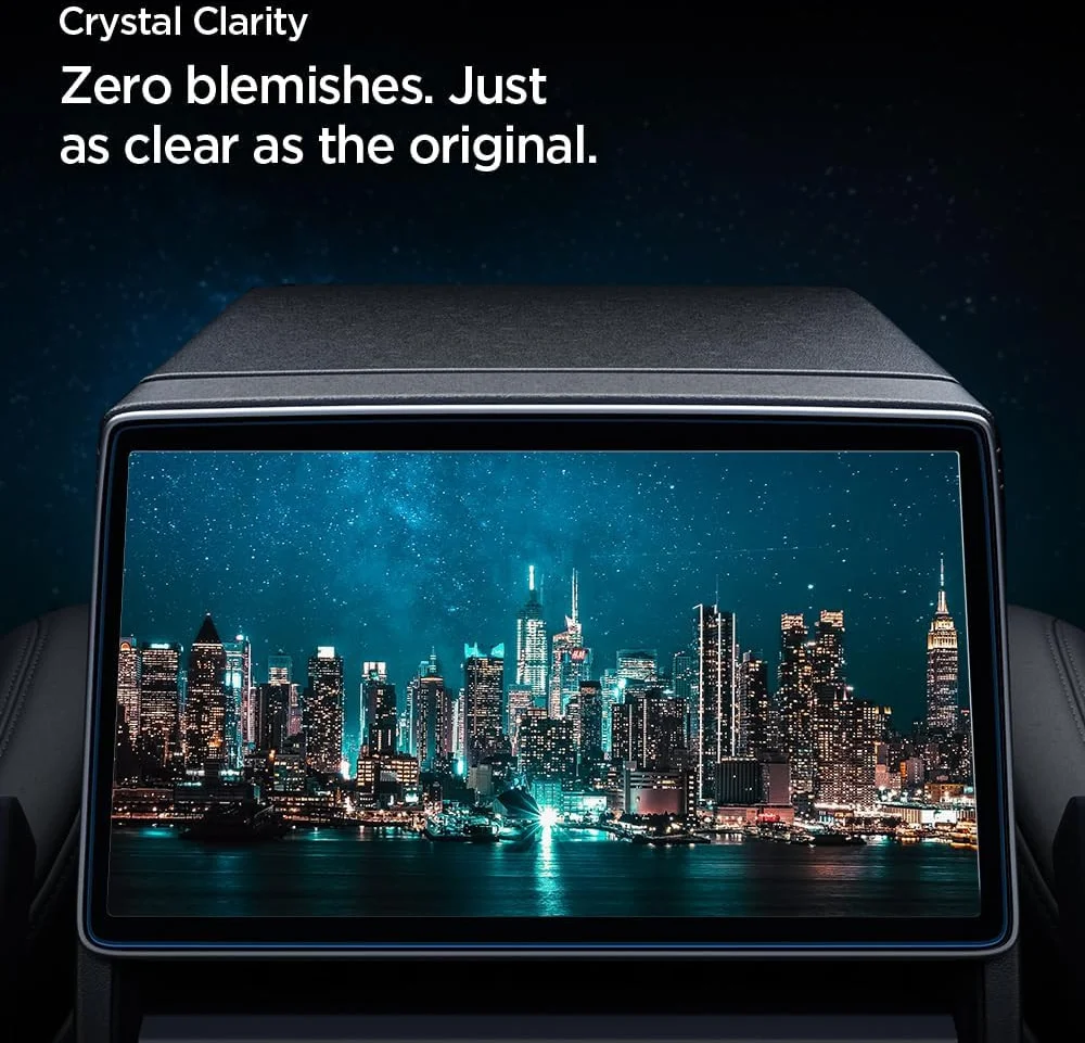 Spigen Glas.tR Slim Tesla Model 3 (2024) Screen Protector Rear Display Glas afbeelding 8