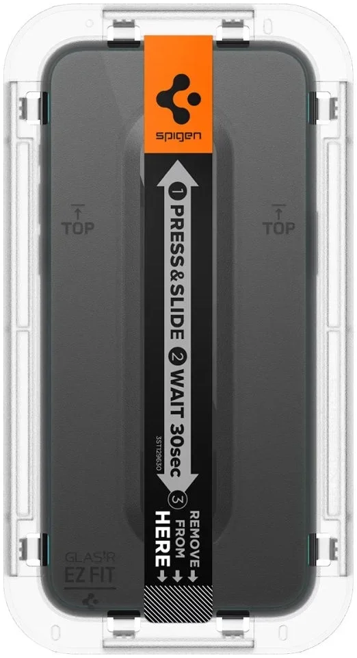 Spigen EZ Fit GLAS.tR Apple iPhone 15 Pro Screen Protector Transparant 1-Pack afbeelding 9