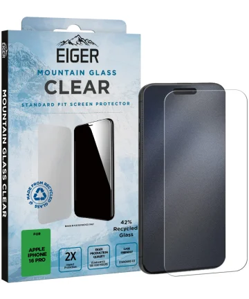 Eiger Mountain Glass Apple iPhone 16 Pro Screen Protector Screen Protectors