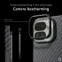 NEKIT Fiber Google Pixel 9 Pro Fold Hoesje MagSafe Kevlar Back Cover Dun Zwart afbeelding 4