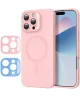 ESR Cloud Soft HaloLock Apple iPhone 16 Pro Hoesje MagSafe Roze