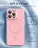 ESR Cloud Soft HaloLock Apple iPhone 16 Pro Hoesje MagSafe Roze afbeelding 3