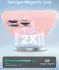 ESR Cloud Soft HaloLock Apple iPhone 16 Pro Hoesje MagSafe Roze afbeelding 4