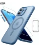 ESR Classic Pro Apple iPhone 16 Hoesje MagSafe + Tempered Glass Frosted Blauw