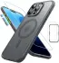 ESR Classic Pro iPhone 16 Pro Max Hoesje MagSafe + Tempered Glass Frosted Grijs afbeelding 1