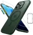 ESR Classic Pro iPhone 16 Pro Max Hoesje MagSafe + Tempered Glass Frosted Groen