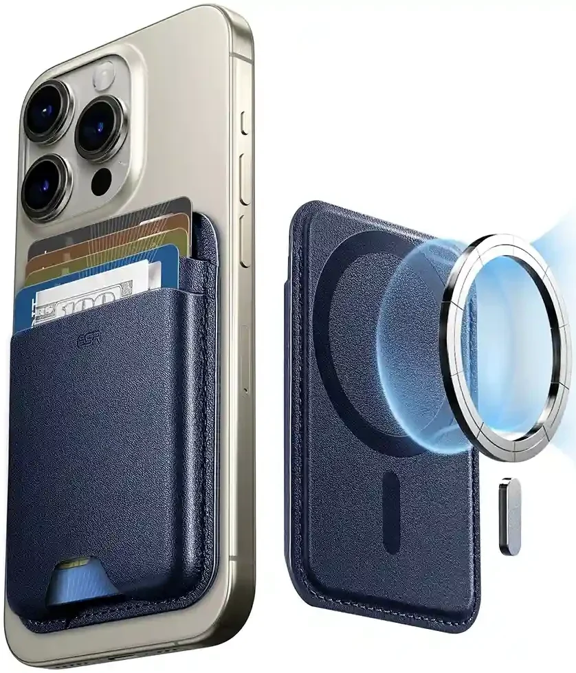 ESR HaloLock Wallet Boost MagSafe Kaarthouder Blauw afbeelding 1