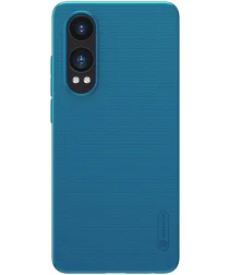 Nillkin Super Frosted Shield OnePlus Nord CE 4 Lite Hoesje Back Cover Blauw