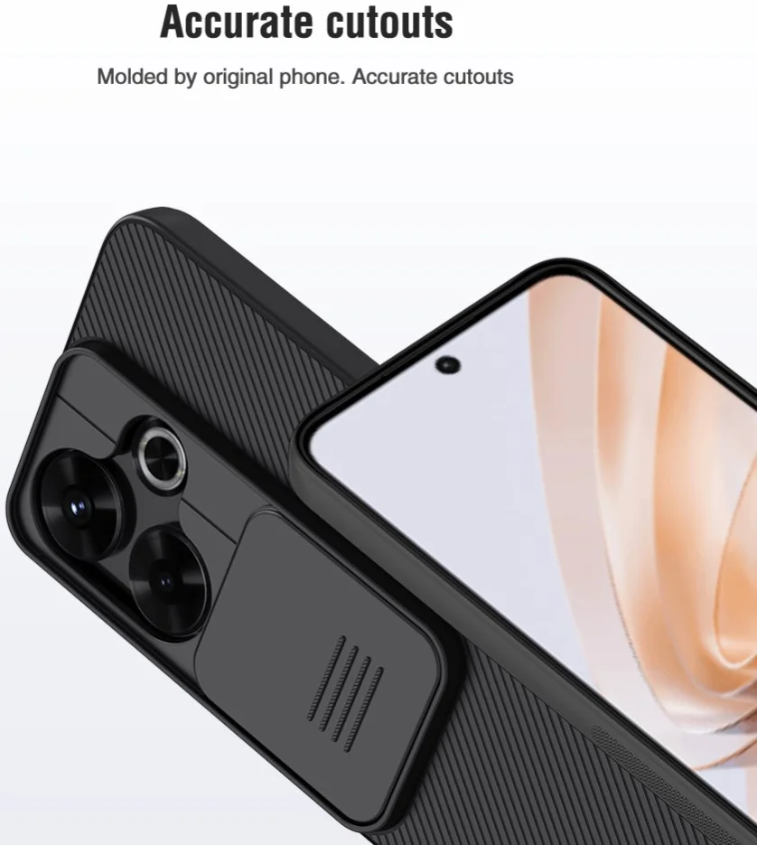 Nillkin CamShield Xiaomi Redmi 13 4G / Poco M6 Hoesje met Camera Slider Blauw afbeelding 7