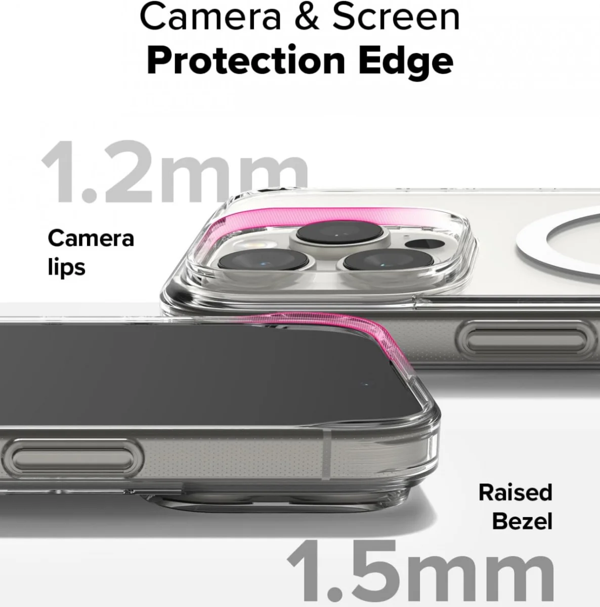 Ringke Fusion iPhone 16 Pro Max Hoesje MagSafe Back Cover Transparant afbeelding 8