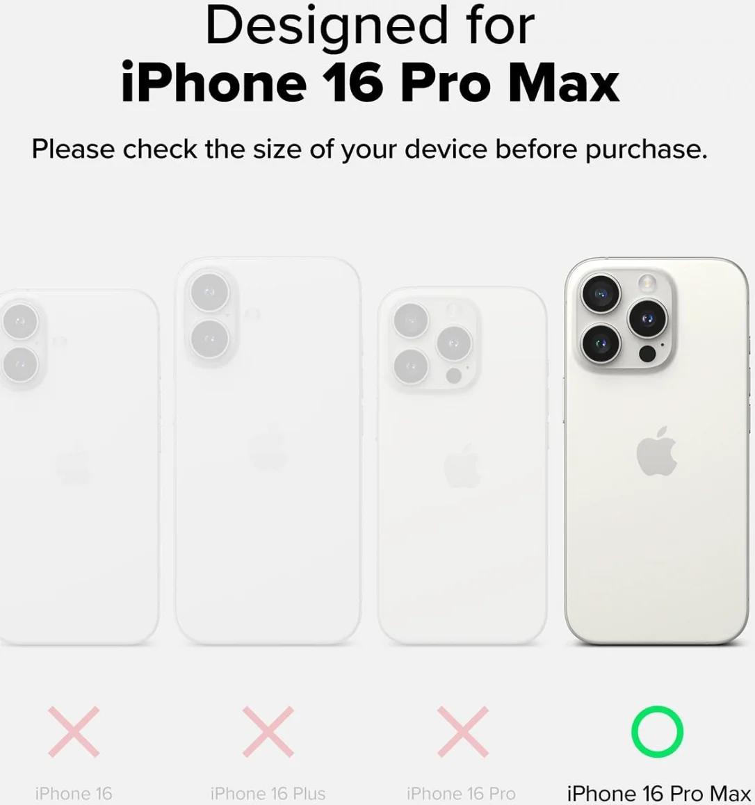 Ringke Onyx Magnetic Apple iPhone 16 Pro Max Hoesje MagSafe Zwart afbeelding 3