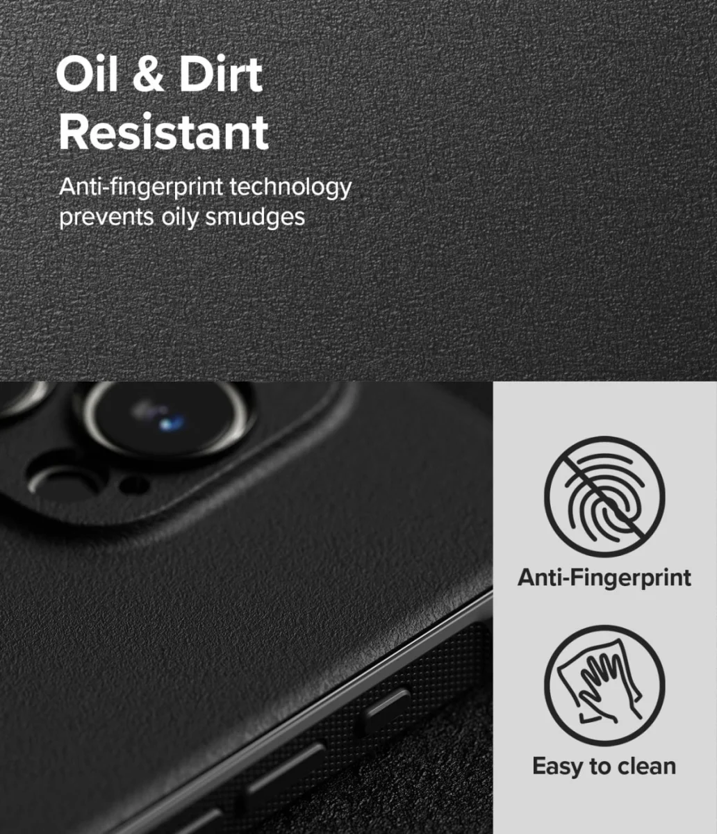 Ringke Onyx Magnetic Apple iPhone 16 Pro Max Hoesje MagSafe Zwart afbeelding 6