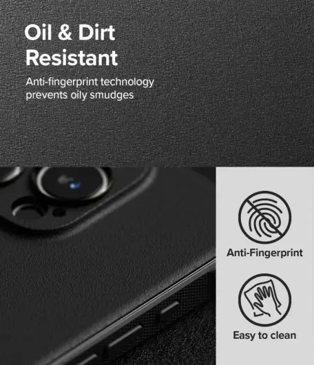 Ringke Onyx Magnetic Apple iPhone 16 Pro Max Hoesje MagSafe Zwart afbeelding 6