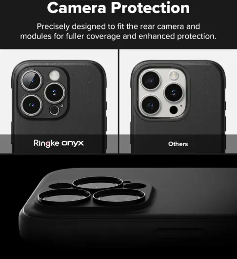 Ringke Onyx Magnetic Apple iPhone 16 Pro Max Hoesje MagSafe Zwart afbeelding 8