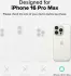 Ringke Onyx Magnetic Apple iPhone 16 Pro Max Hoesje MagSafe Zwart afbeelding 3