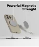 Ringke Silicone Apple iPhone 16 Pro Max Hoesje MagSafe Back Cover Beige