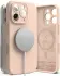 Ringke Silicone Apple iPhone 16 Pro Max Hoesje MagSafe Back Cover Roze afbeelding 2