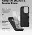 Ringke Silicone Apple iPhone 16 Pro Hoesje MagSafe Back Cover Zwart afbeelding 9