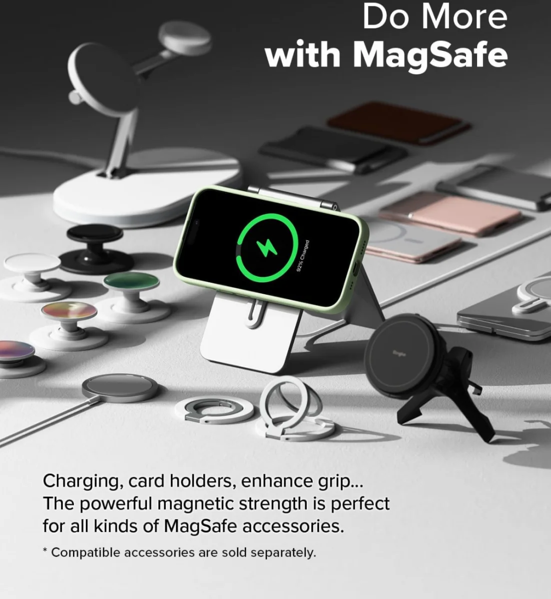 Ringke Silicone Apple iPhone 16 Pro Hoesje MagSafe Back Cover Groen afbeelding 6
