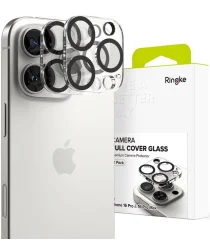 Ringke Full Cover Glass iPhone 16 Pro / Pro Max Camera Protector Glas (2-Pack)