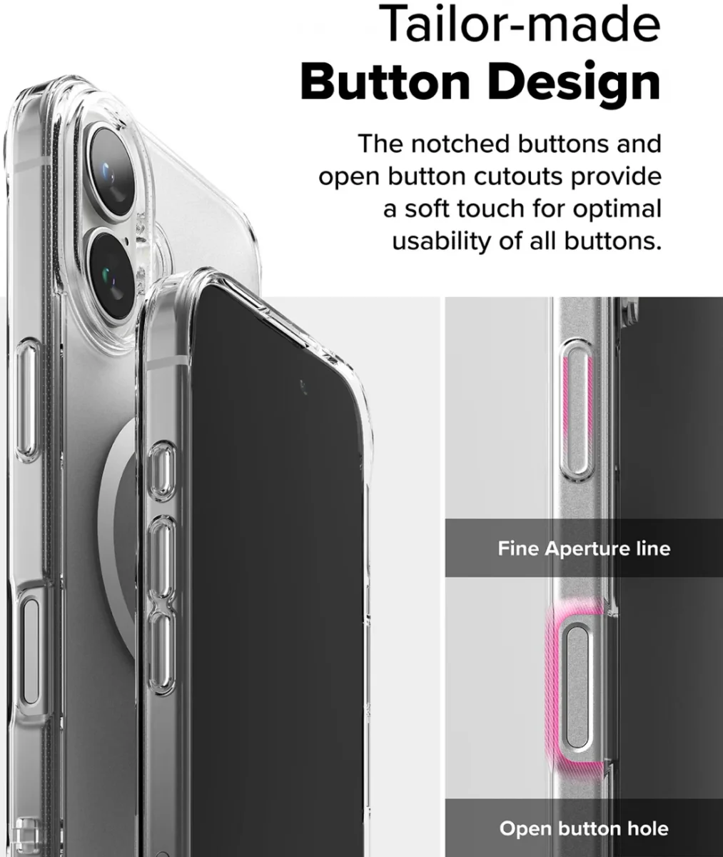 Ringke Fusion Apple iPhone 16 Plus Hoesje MagSafe Matte Transparant afbeelding 12