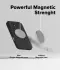 Ringke Silicone Apple iPhone 16 Plus Hoesje MagSafe Back Cover Zwart afbeelding 2