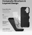 Ringke Silicone Apple iPhone 16 Plus Hoesje MagSafe Back Cover Zwart afbeelding 7