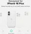 Ringke Silicone Apple iPhone 16 Plus Hoesje MagSafe Back Cover Zwart afbeelding 9