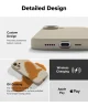 Ringke Silicone Apple iPhone 16 Plus Hoesje MagSafe Back Cover Beige