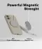 Ringke Silicone Apple iPhone 16 Plus Hoesje MagSafe Back Cover Beige afbeelding 2