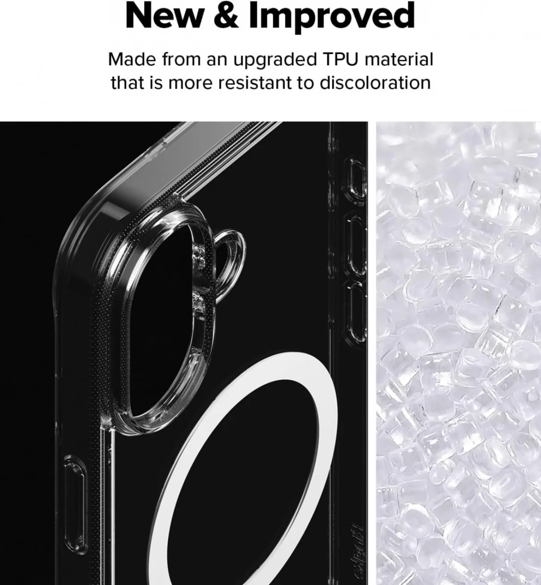Ringke Fusion Magnetic iPhone 16 Hoesje MagSafe Back Cover Transparant afbeelding 9