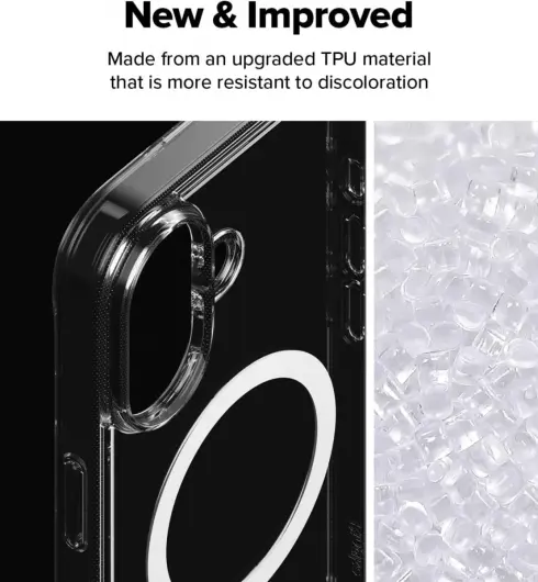 Ringke Fusion Magnetic iPhone 16 Hoesje MagSafe Back Cover Transparant afbeelding 9