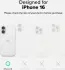 Ringke Silicone Apple iPhone 16 Hoesje MagSafe Back Cover Geel afbeelding 9