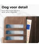 Rosso Elite Samsung S24 FE Hoesje met MagSafe Book Case Echt Leer Bruin