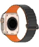 Dux Duxis - Apple Watch 1-9/SE/Ultra Bandje - 49MM/45MM/44MM/42MM - Zwart Oranje