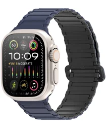 Dux Ducis - Apple Watch 1-10/SE/Ultra Bandje - 49/46/45/44/42MM - Zwart Blauw