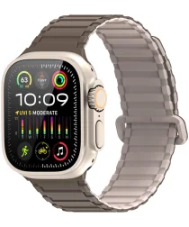 Dux Duxis - Apple Watch 1-9/SE/Ultra Bandje - 49MM/45MM/44MM/42MM - Bruin Grijs