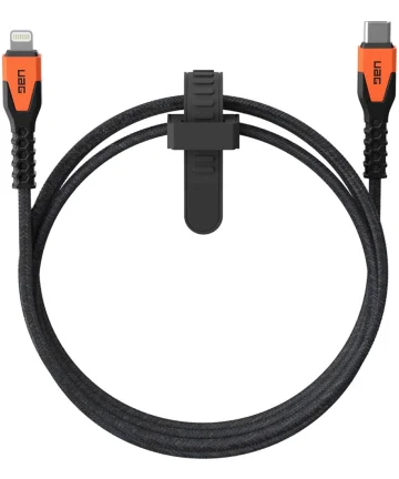 UAG Kevlar® Core USB-C naar Lightning Kabel MFi 30W 1.5M Oranje Kabels