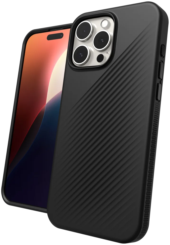 ZAGG Luxe Snap iPhone 16 Pro Max Hoesje MagSafe Back Cover Zwart afbeelding 6