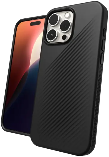 ZAGG Luxe Snap iPhone 16 Pro Max Hoesje MagSafe Back Cover Zwart afbeelding 6