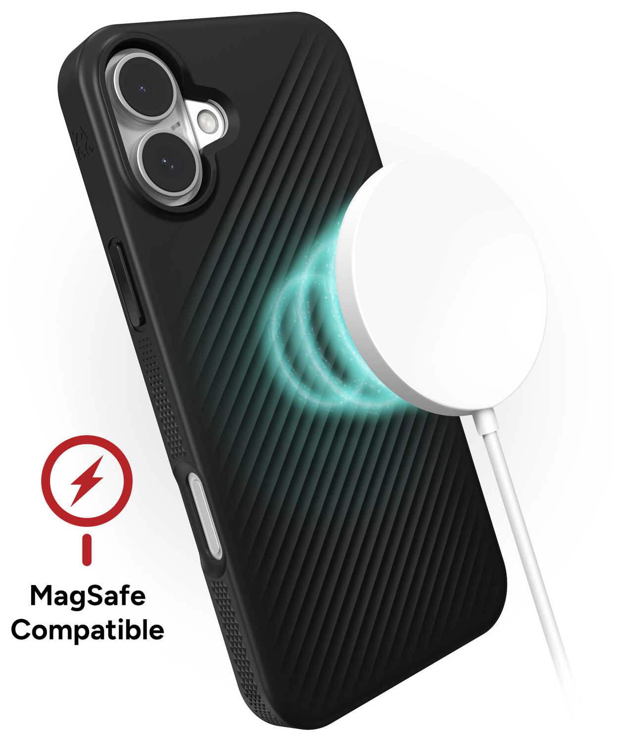 ZAGG Luxe Snap Apple iPhone 16 Hoesje MagSafe Back Cover Transparant afbeelding 4