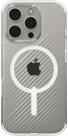 ZAGG Luxe Snap Apple iPhone 16 Pro Hoesje MagSafe Back Cover Transparant afbeelding 2