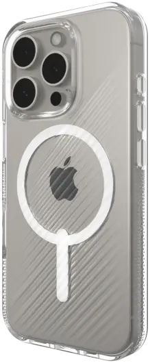 ZAGG Luxe Snap Apple iPhone 16 Pro Hoesje MagSafe Back Cover Transparant afbeelding 6