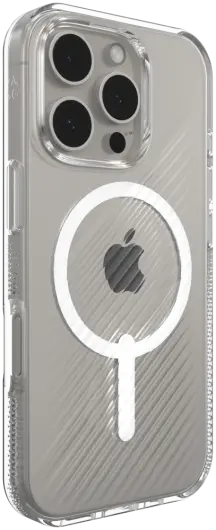 ZAGG Luxe Snap Apple iPhone 16 Pro Hoesje MagSafe Back Cover Transparant afbeelding 7