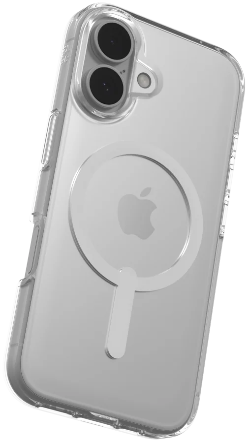 ZAGG Crystal Palace Lite Snap iPhone 16 Hoesje MagSafe Transparant afbeelding 4