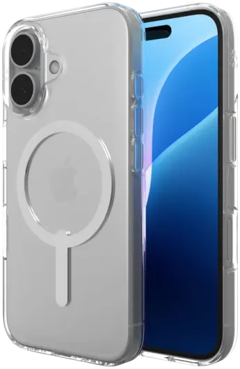ZAGG Crystal Palace Lite Snap iPhone 16 Hoesje MagSafe Transparant afbeelding 1