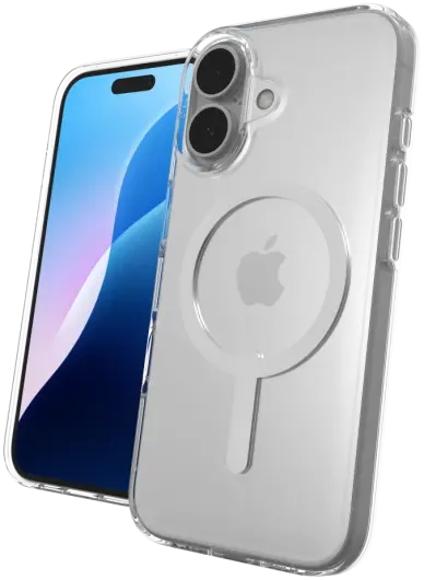 ZAGG Crystal Palace Lite Snap iPhone 16 Hoesje MagSafe Transparant afbeelding 2