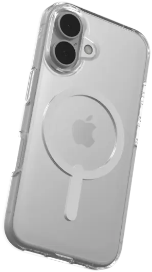 ZAGG Crystal Palace Lite Snap iPhone 16 Hoesje MagSafe Transparant afbeelding 4