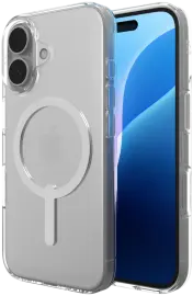 ZAGG Crystal Palace Lite Snap iPhone 16 Hoesje MagSafe Transparant